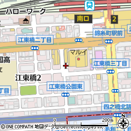 亀戸ぎょうざ 錦糸町店周辺の地図