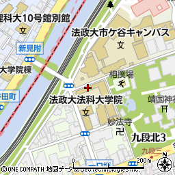 三輪田学園中学校・高等学校周辺の地図