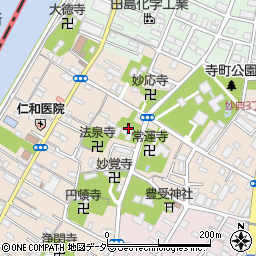 長松禅寺周辺の地図