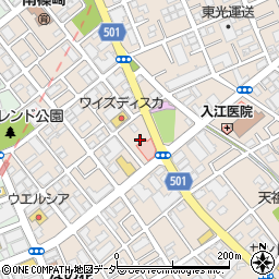 東京都江戸川区南篠崎町3丁目25周辺の地図