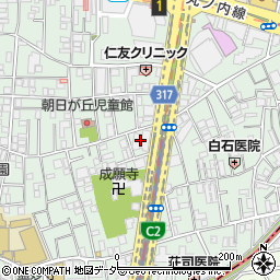 ダイソー＆アオヤマ中野坂上店周辺の地図