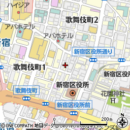 隠れ家居酒屋×旬のつまみ やっぱりきまる 新宿周辺の地図