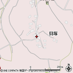 千葉県匝瑳市貝塚544周辺の地図