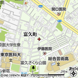 東京都新宿区富久町37周辺の地図