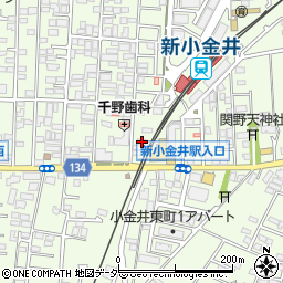 東京都小金井市東町4丁目7-5周辺の地図