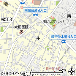 東京都江戸川区松江4丁目10周辺の地図