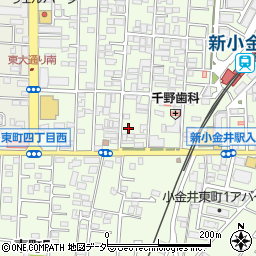タイムズ小金井東町４丁目駐車場周辺の地図