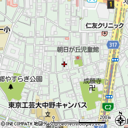 東京都中野区本町2丁目33周辺の地図