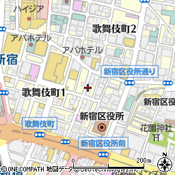 焼き鳥野郎 新宿別邸周辺の地図