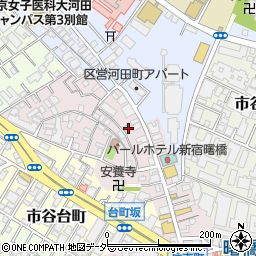 東京都新宿区住吉町11周辺の地図