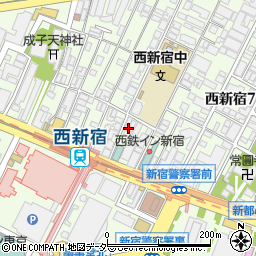 訪問看護ステーションデューン新宿周辺の地図