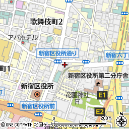 Steak Dining 湛山 新宿店周辺の地図