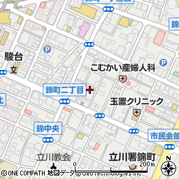 立川キックボクシングアカデミー周辺の地図