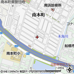 千葉県船橋市南本町34-11周辺の地図