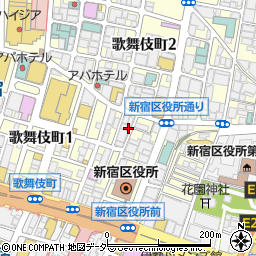 黒猫RONDO 新宿周辺の地図