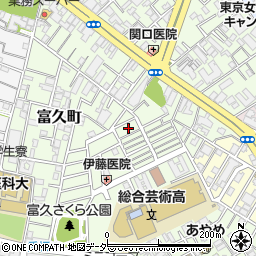 東京都新宿区富久町25周辺の地図