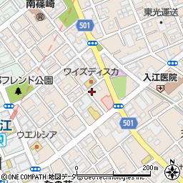 東京都江戸川区南篠崎町3丁目25-6周辺の地図