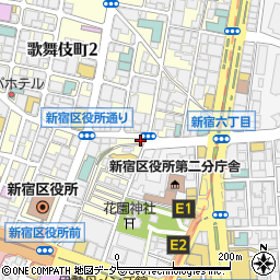 東京都新宿区歌舞伎町1丁目2 19の地図 住所一覧検索 地図マピオン