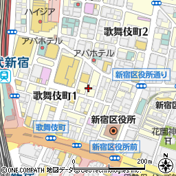 とりビアー 新宿店周辺の地図
