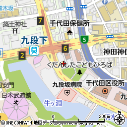 東京都千代田区九段南1丁目5周辺の地図