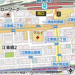 青山フラワーマーケット錦糸町マルイ店周辺の地図