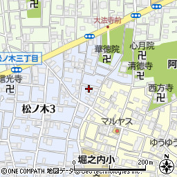松ノ木児童遊園周辺の地図
