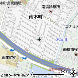 千葉県船橋市南本町34-3周辺の地図