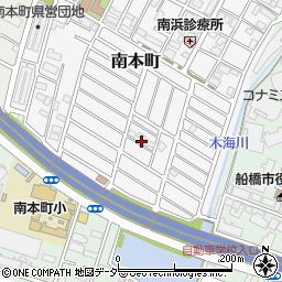 千葉県船橋市南本町34-4周辺の地図