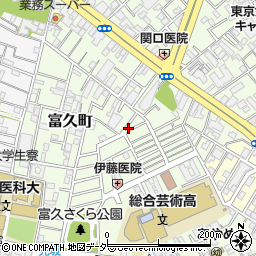 東京都新宿区富久町38-2周辺の地図