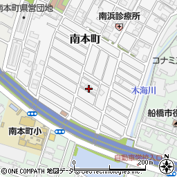 千葉県船橋市南本町34周辺の地図