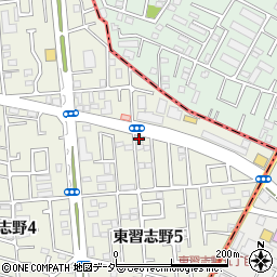 レピュート田中周辺の地図