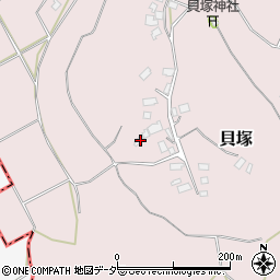 千葉県匝瑳市貝塚417周辺の地図