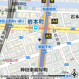 東京都千代田区神田岩本町2-4周辺の地図