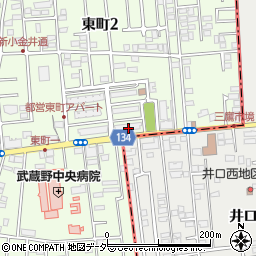 恋ケ窪新田三鷹線周辺の地図