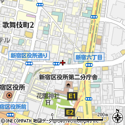 東京都新宿区歌舞伎町2丁目8-3周辺の地図
