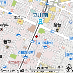 株式会社ベースマン　立川店周辺の地図