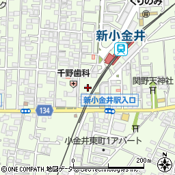 東京都小金井市東町4丁目7-6周辺の地図