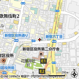 新宿アーバン　ホテル周辺の地図