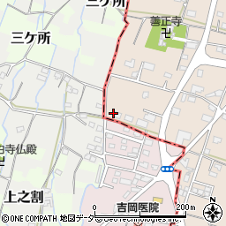 山梨県甲州市塩山下塩後364周辺の地図