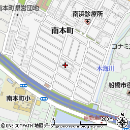 千葉県船橋市南本町34-2周辺の地図
