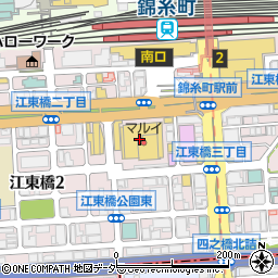 パステル 丸井錦糸町店周辺の地図