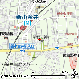 東京都小金井市東町4丁目1-6周辺の地図