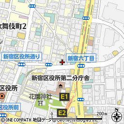 東京都新宿区歌舞伎町2丁目8-12周辺の地図