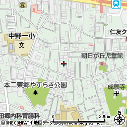 東京都中野区本町2丁目36周辺の地図