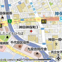 東京都千代田区神田神保町3丁目17-28周辺の地図