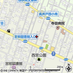 クリーンハイツ豊玉１号棟周辺の地図