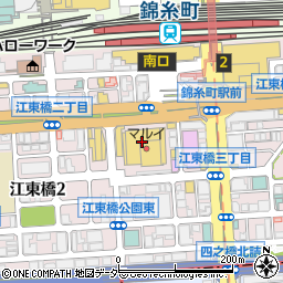 アインズ＆トルペ丸井錦糸町店周辺の地図