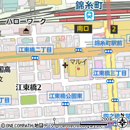 まいばすけっと錦糸町駅前店周辺の地図