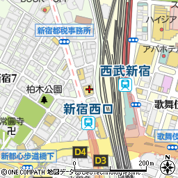 日建学院　新宿校周辺の地図