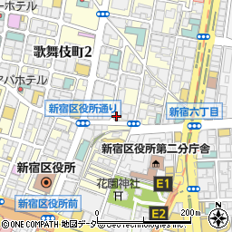 チルアップ 新宿歌舞伎町店周辺の地図